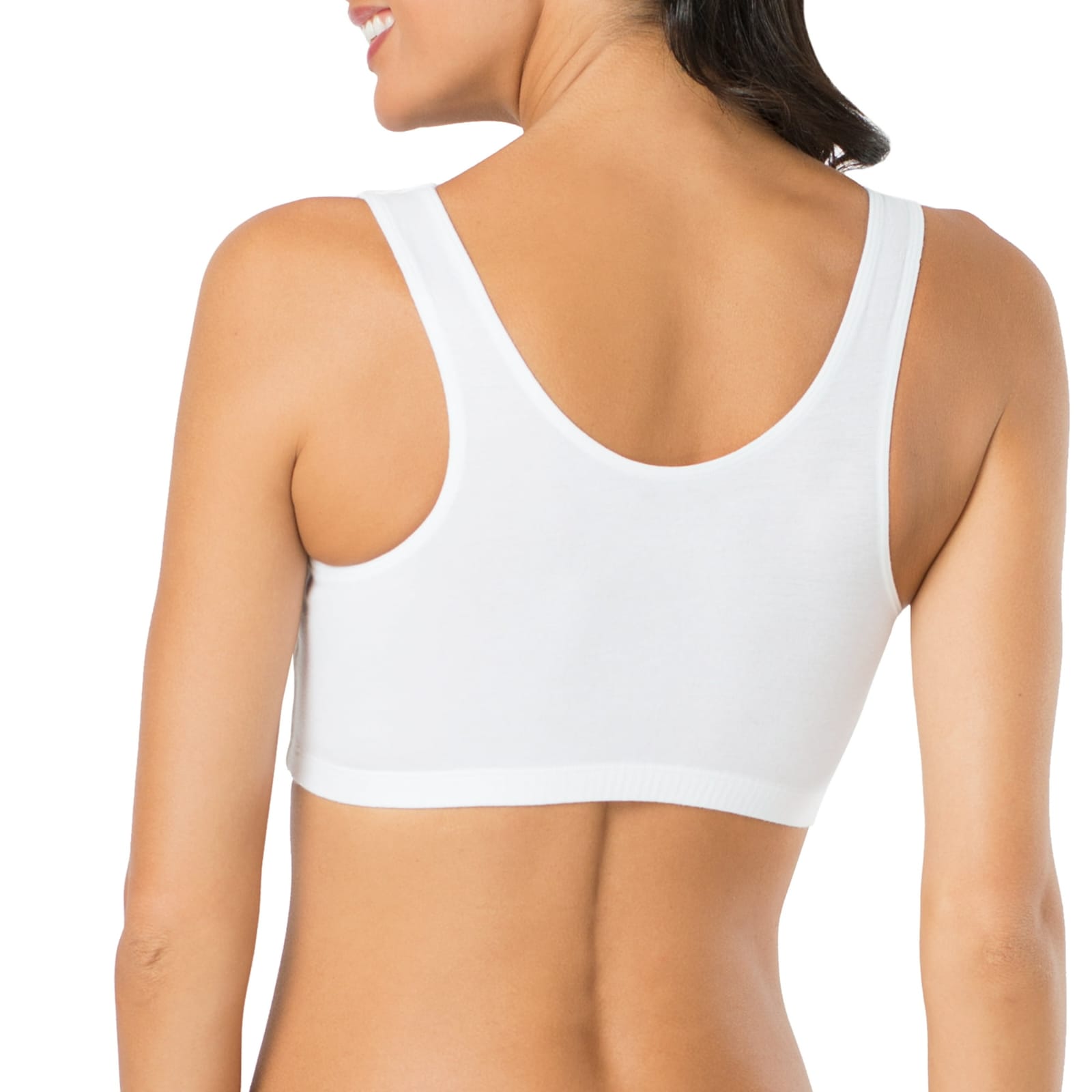 Everyday Comfort Wireless Sports Bras in Black, White, and Heather Grey